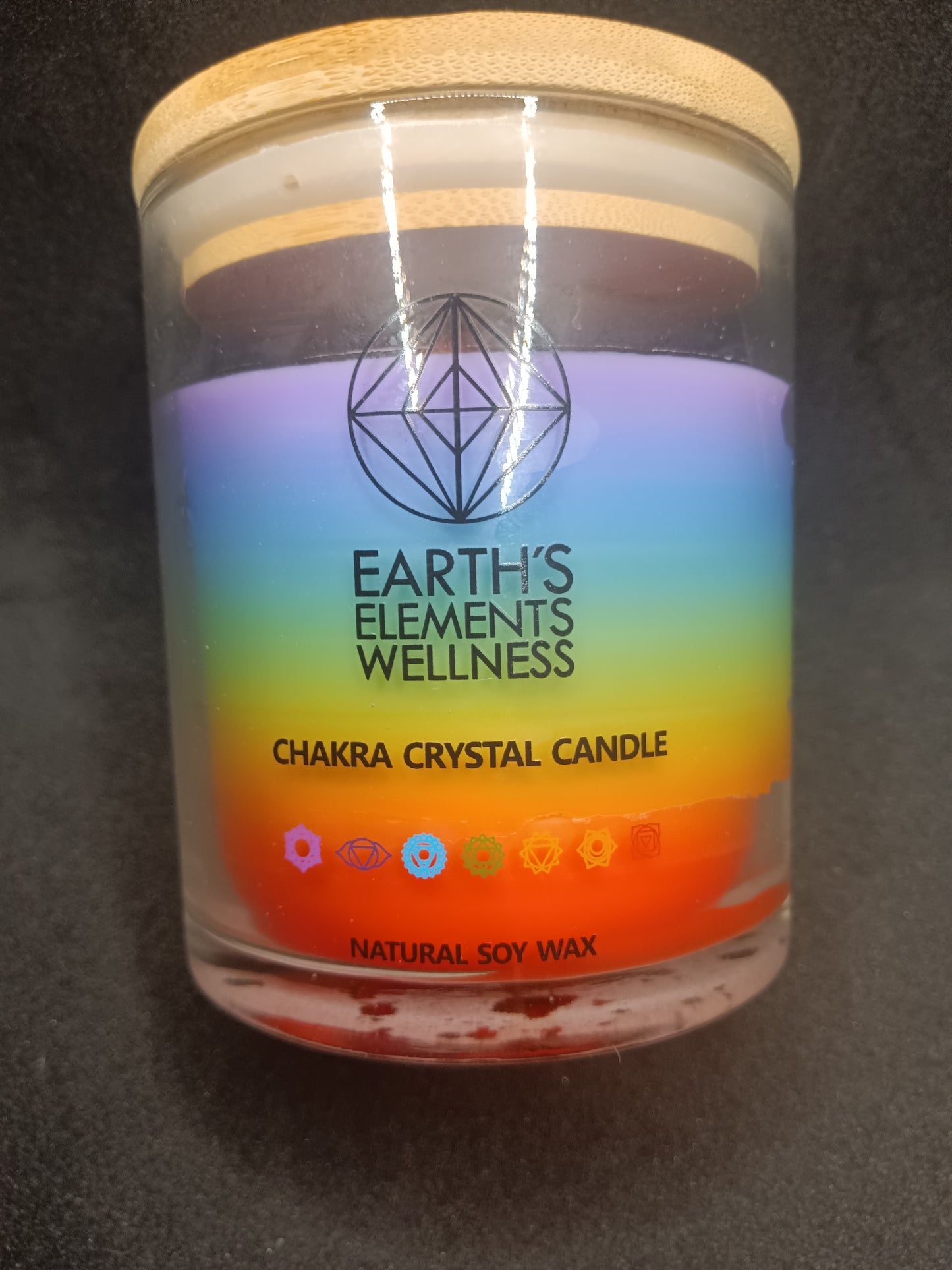 Chakra Crystal Candle