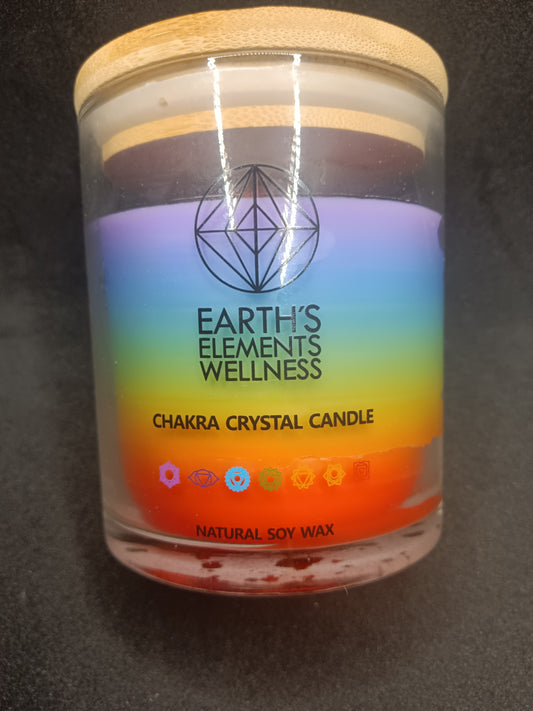 Chakra Crystal Candle