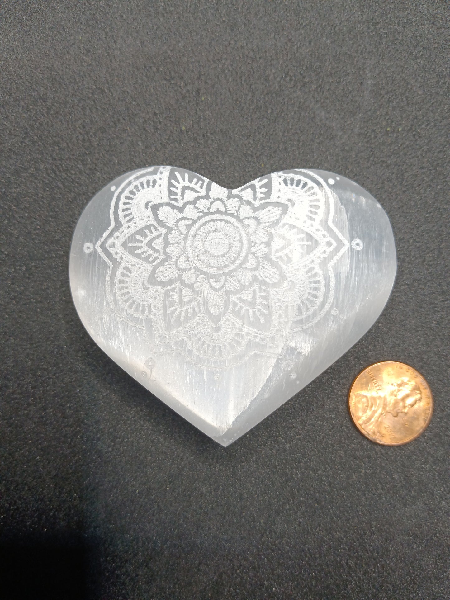 Selenite Heart