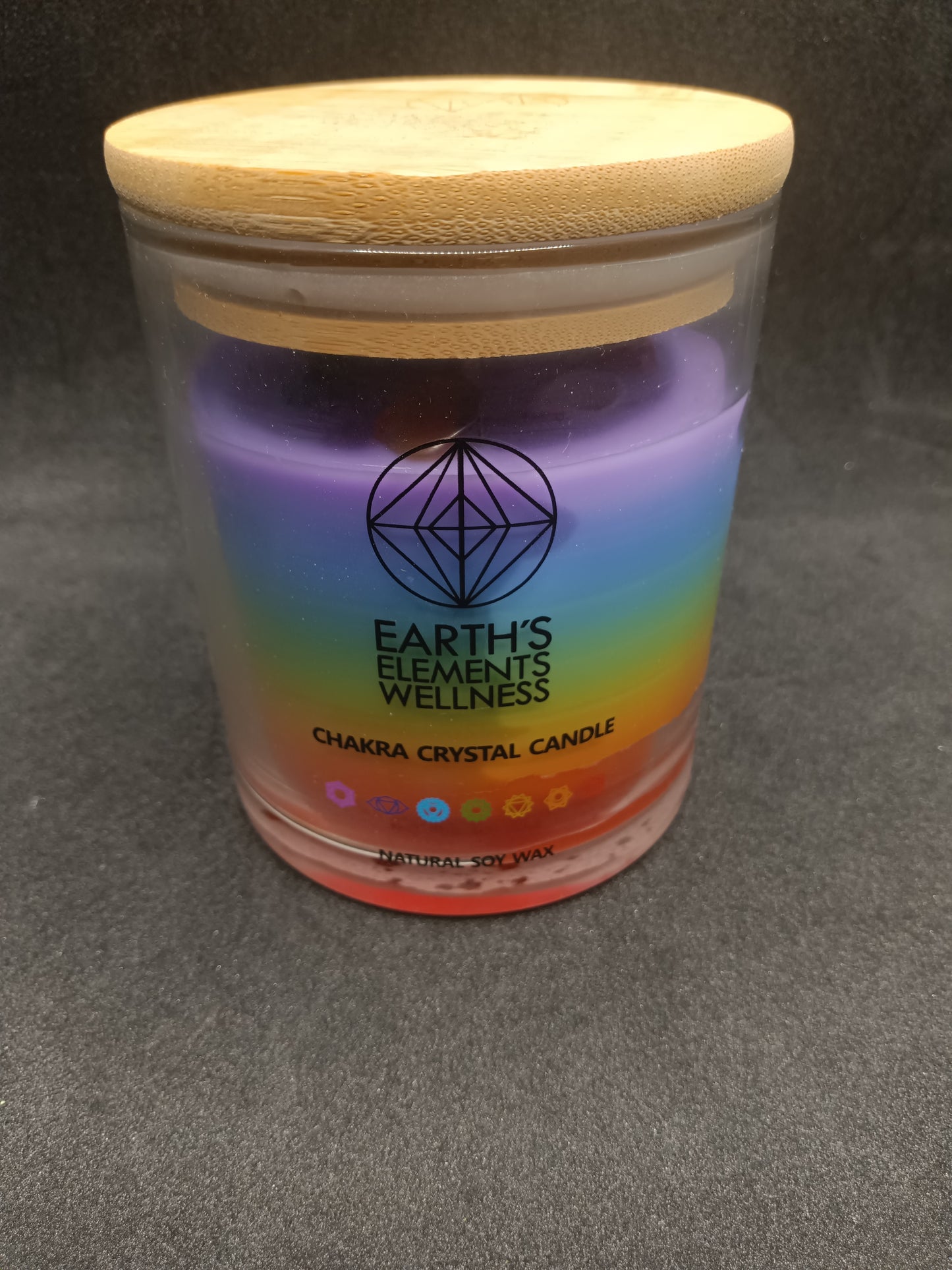 Chakra Crystal Candle