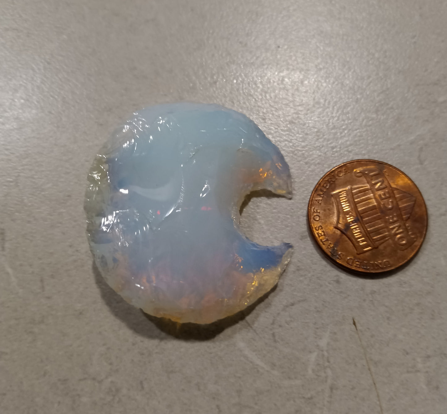 Opalite carved Moon