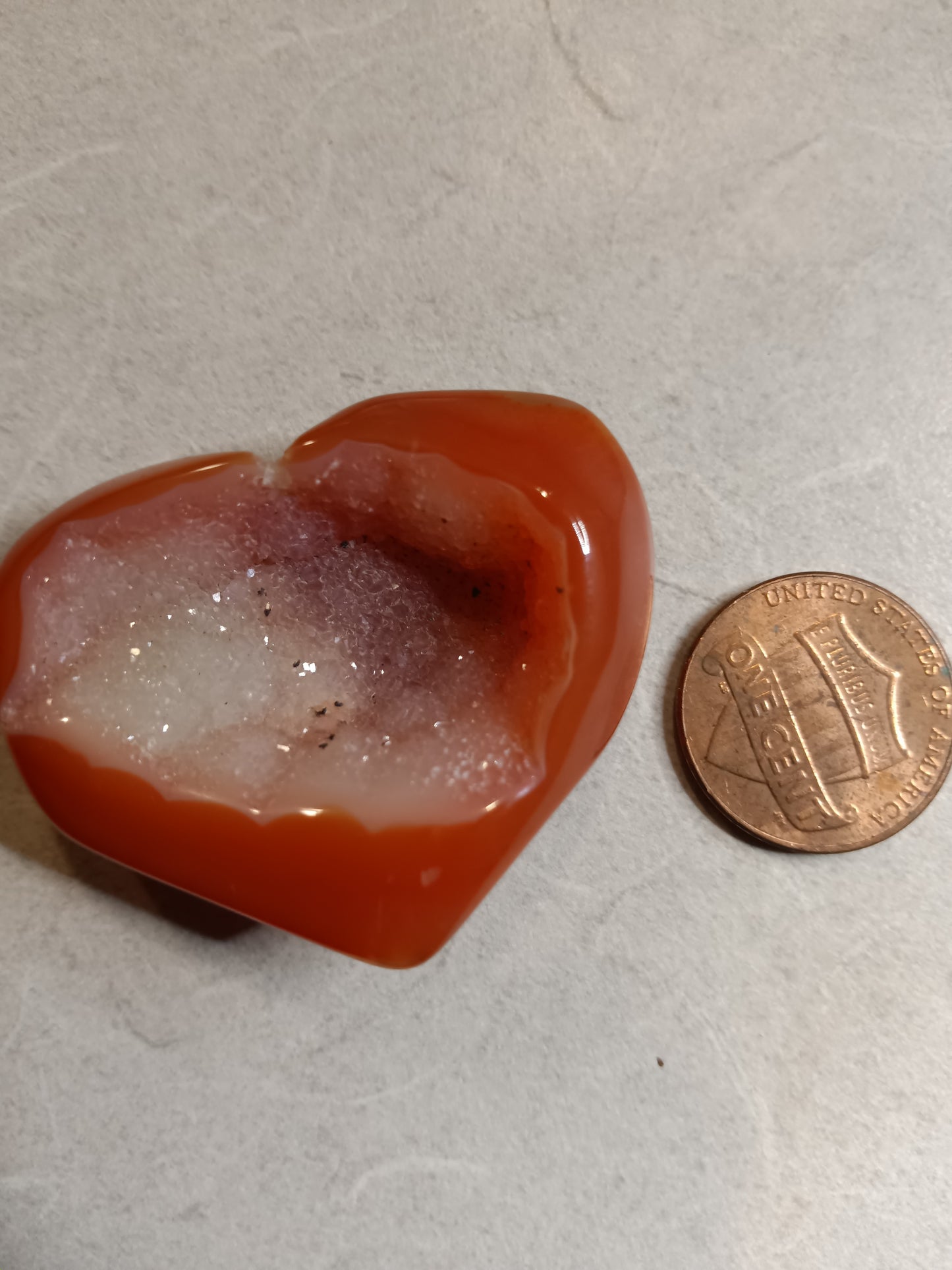 Carnelian heart