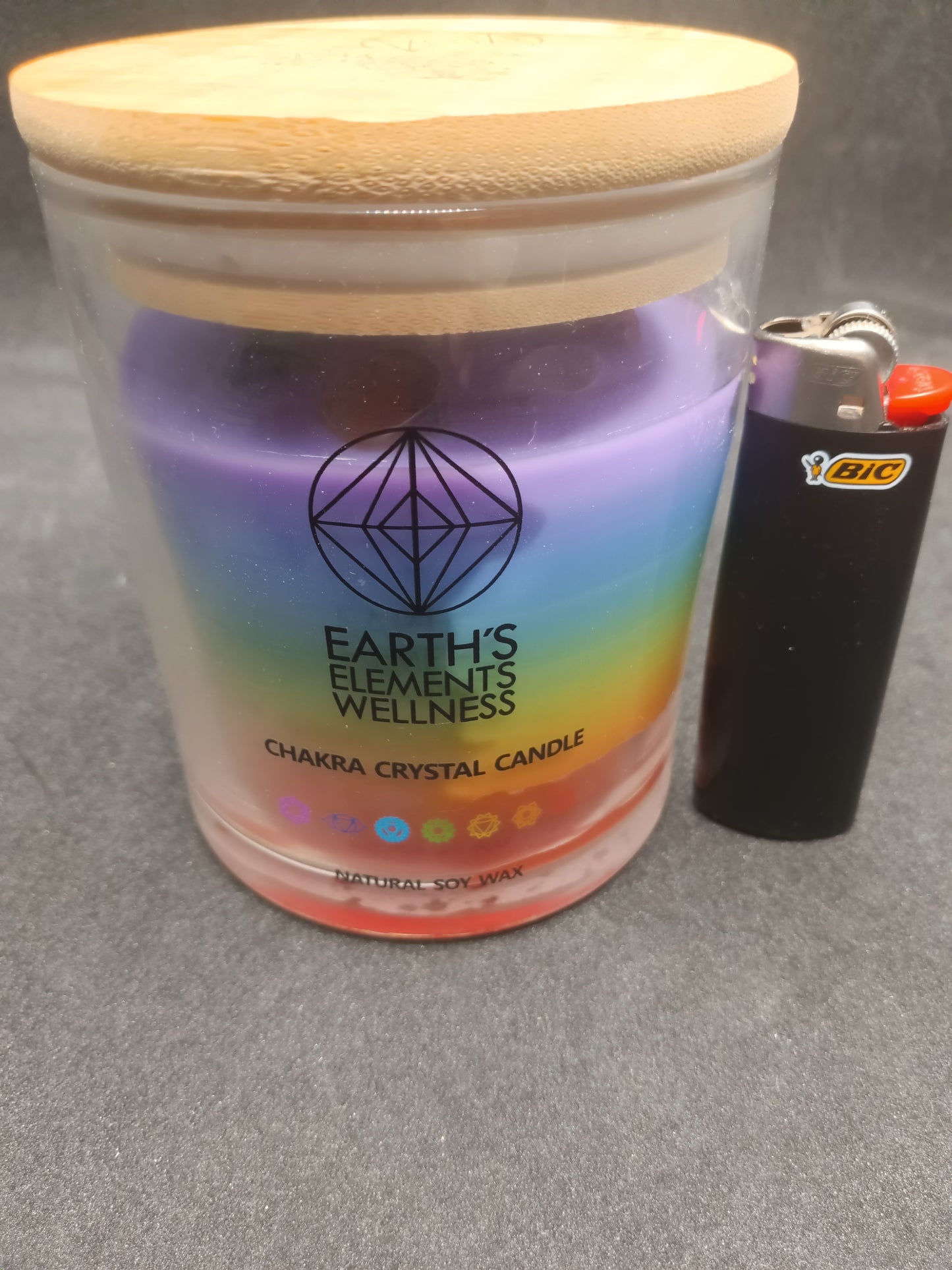Chakra Crystal Candle