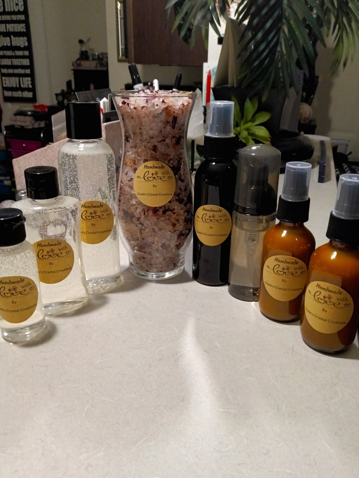 "Crystal Creations"  exclusive line of products❤️