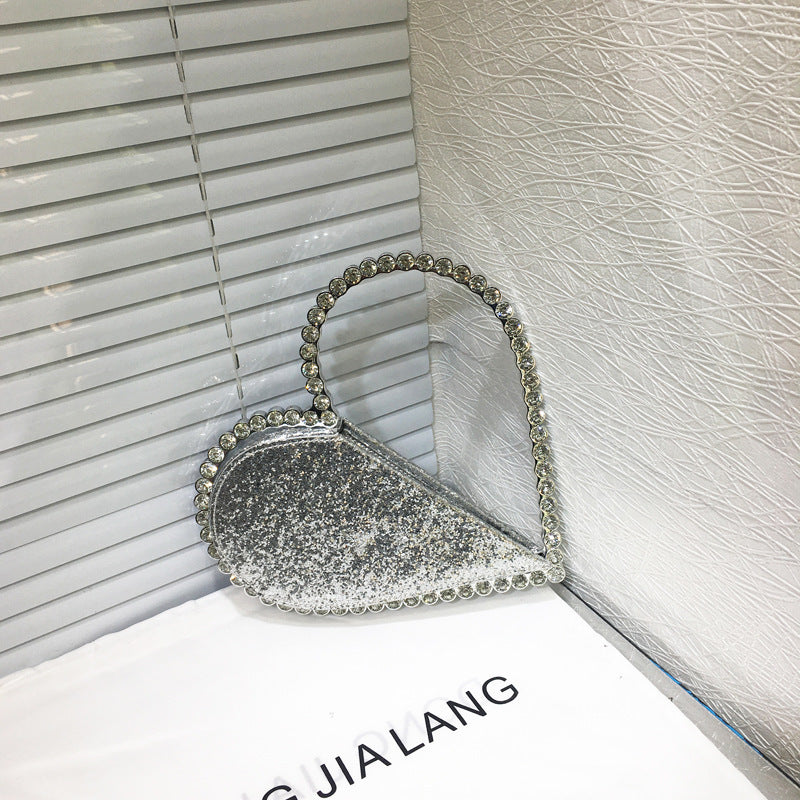 Women's Fashion Personalized Diamond-embedded Handbag