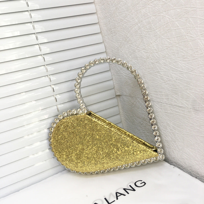Women's Fashion Personalized Diamond-embedded Handbag