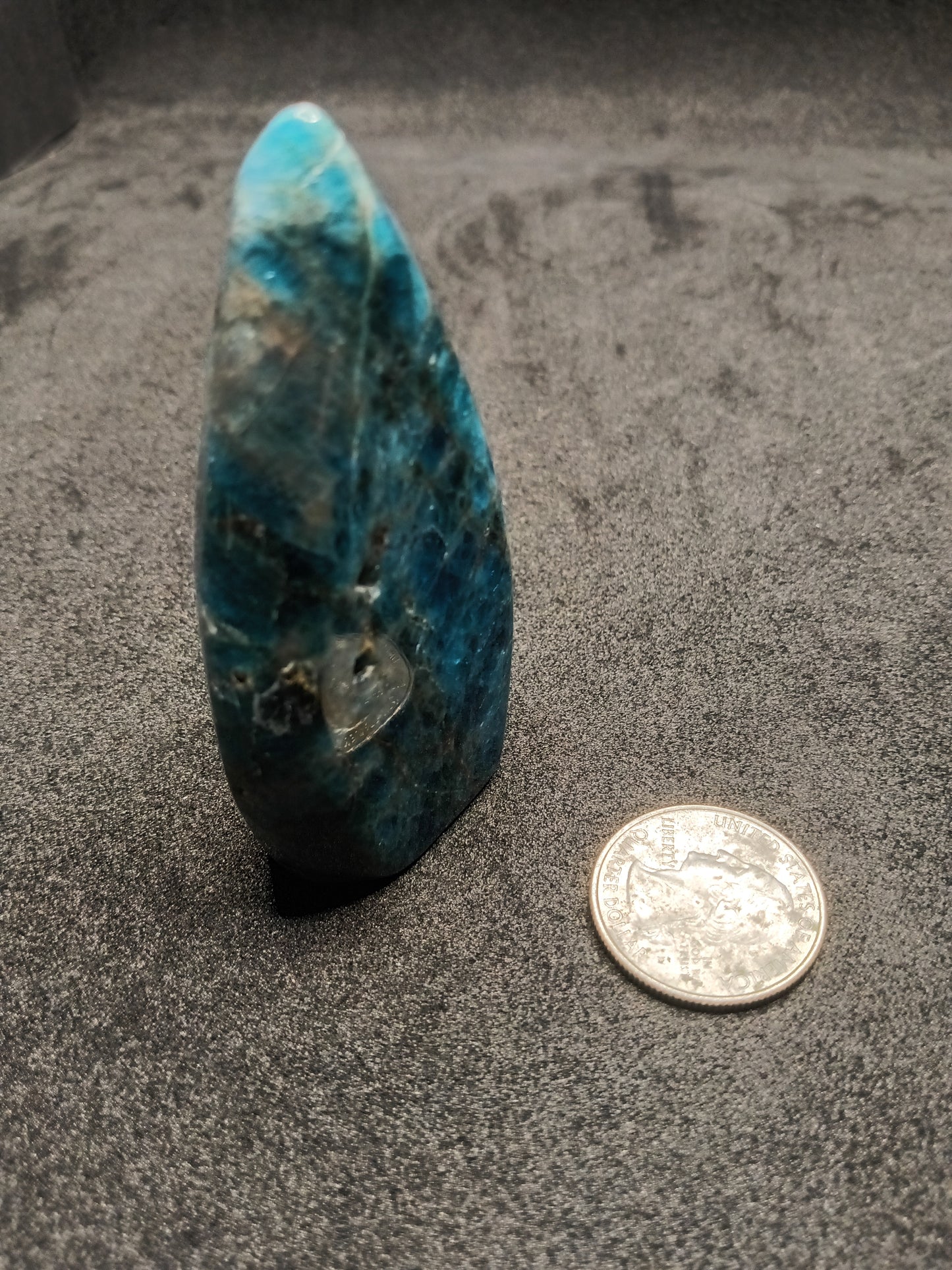 Apatite flame gemstone