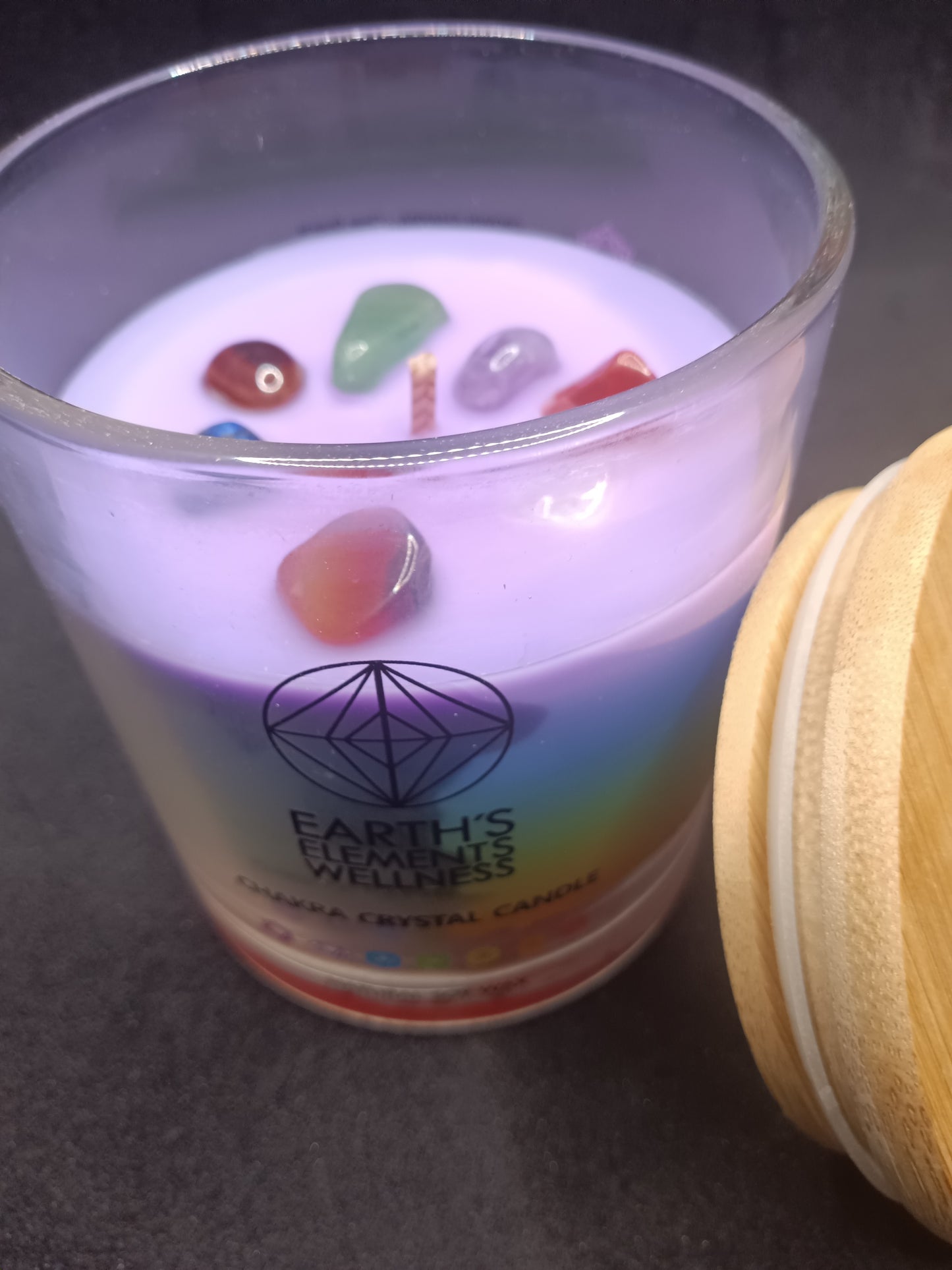 Chakra Crystal Candle