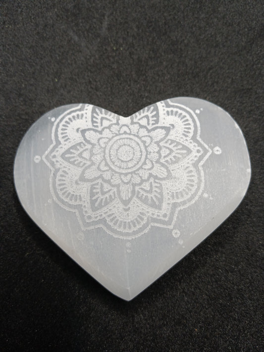 Selenite Heart
