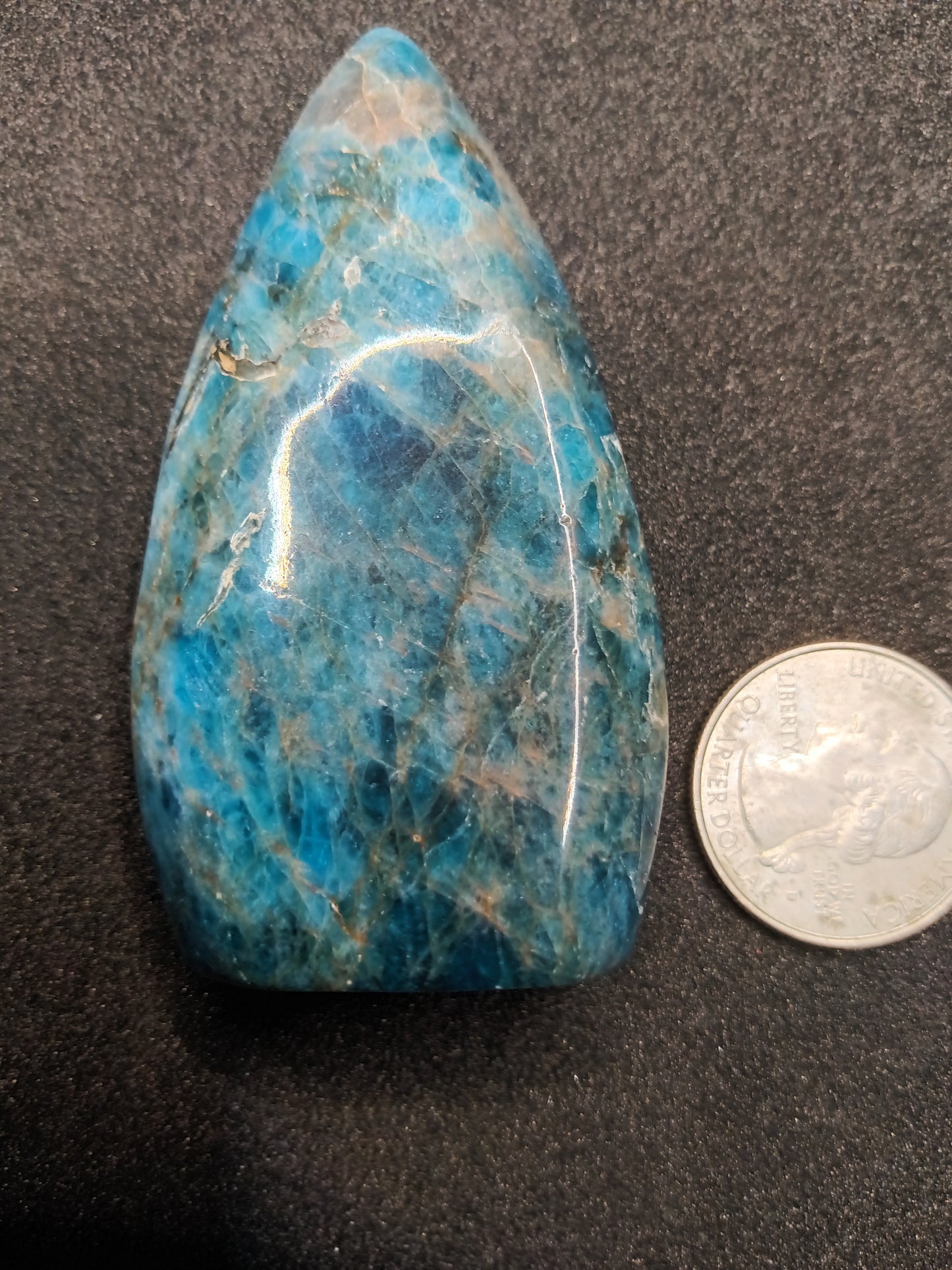Apatite flame gemstone